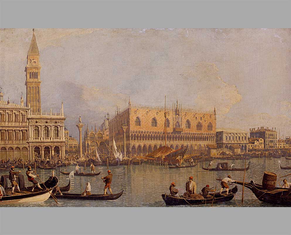 32 Вид на Дворец дожей в Венеции