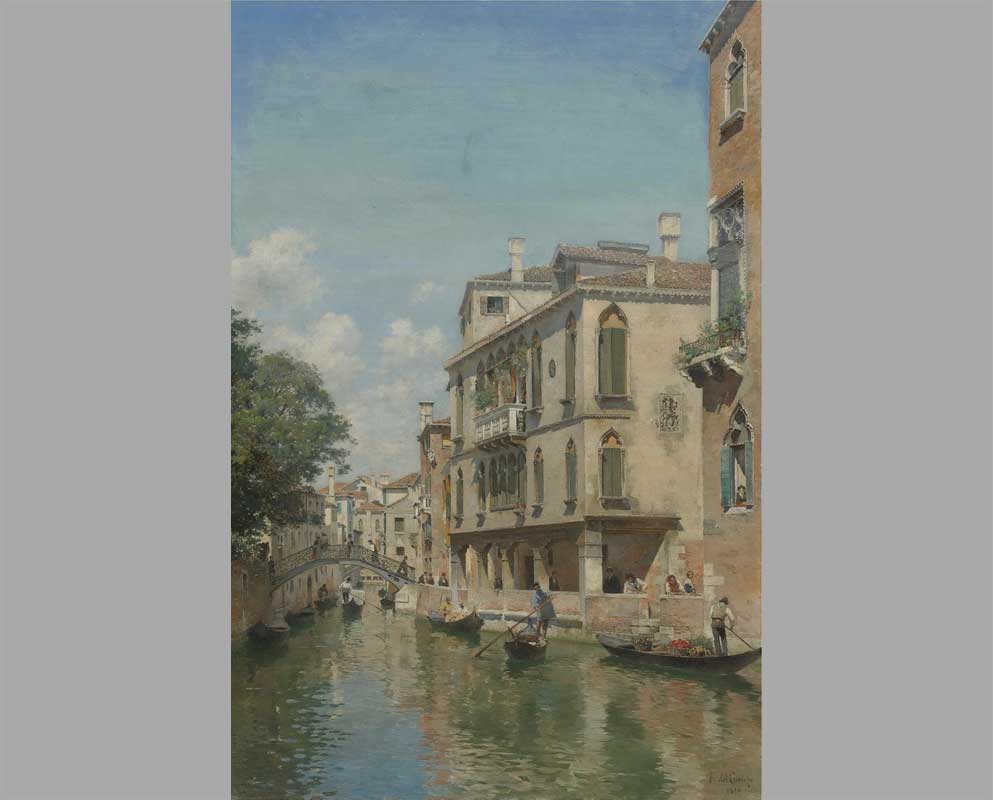 4 Оживленный день на венецианском канале
