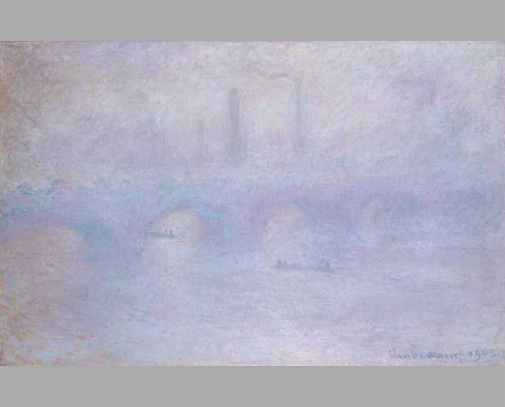 192 Мост Ватерлоо, эффект тумана