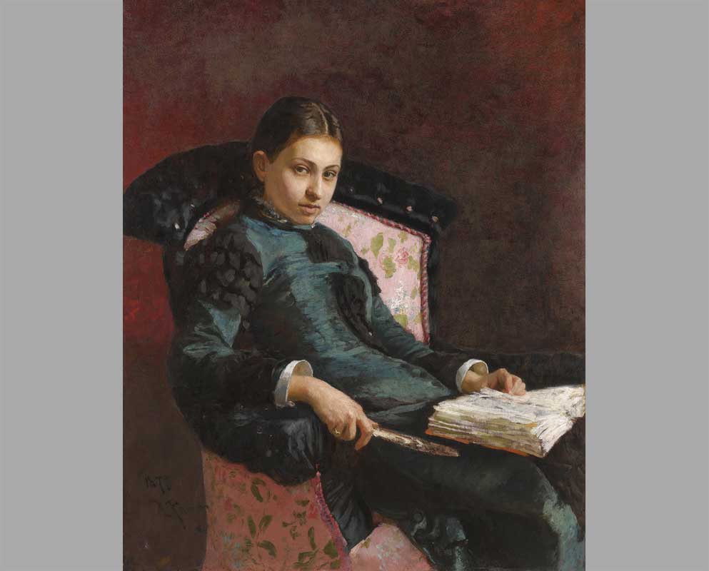 18 Портрет жены художника. Вера Репина