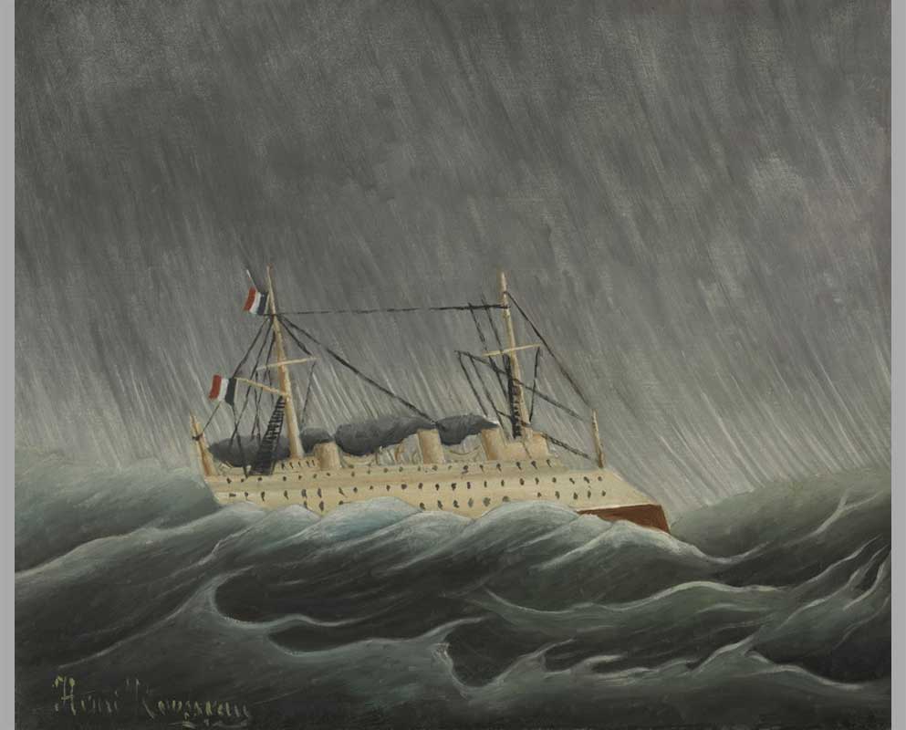 2 Корабль в шторм