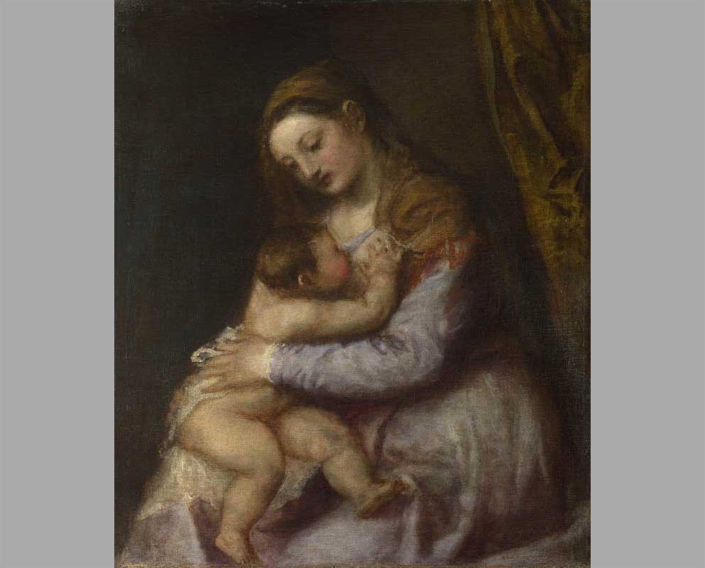 11 Дева Мария кормит младенца Христа