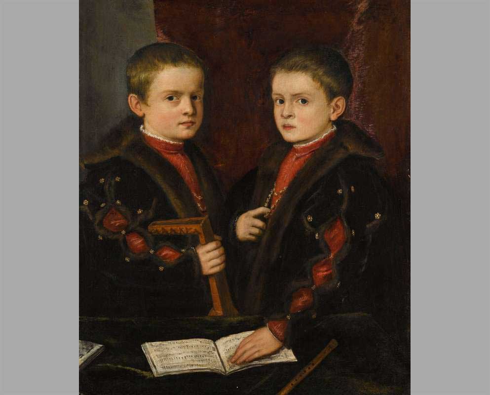 53 Портрет двух мальчиков, предположительно членов семьи Пезаро