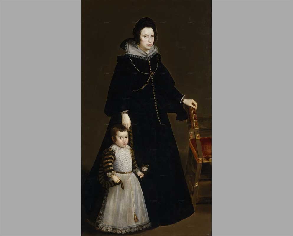 6 Портрет Антонии де Ипеньяррьета-и-Гальдос с сыном Луисом