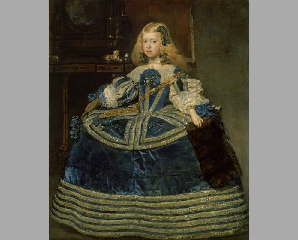 21 Инфанта Маргарита Тереза в синем платье