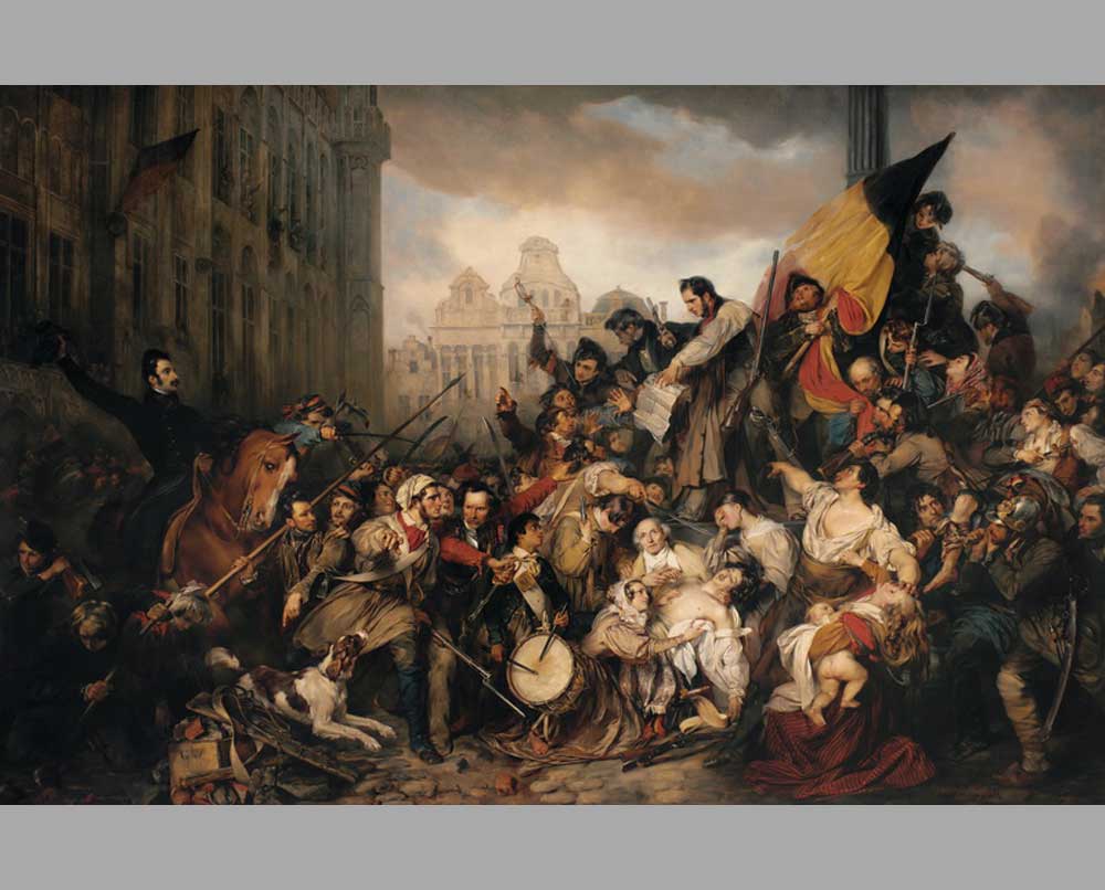 29 Гюстав Вапперс Эпизод сентябрьских дней 1830 года, на Большой площади Брюсселя