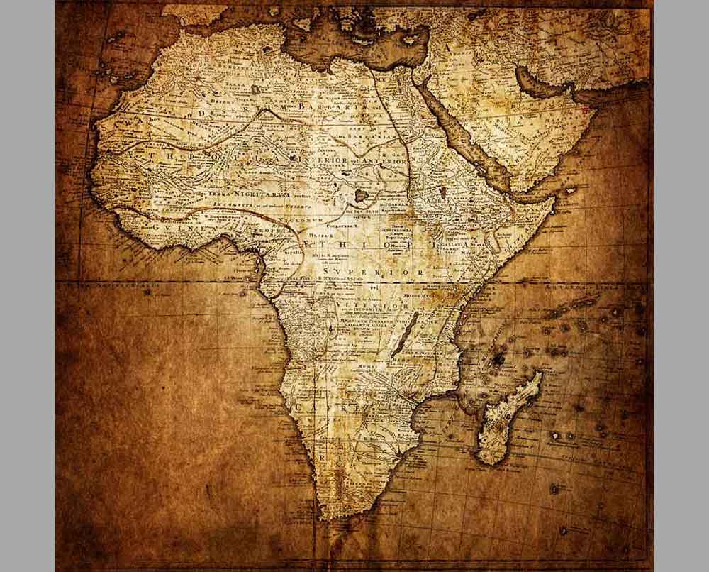 4 Старинная карта Африки 1