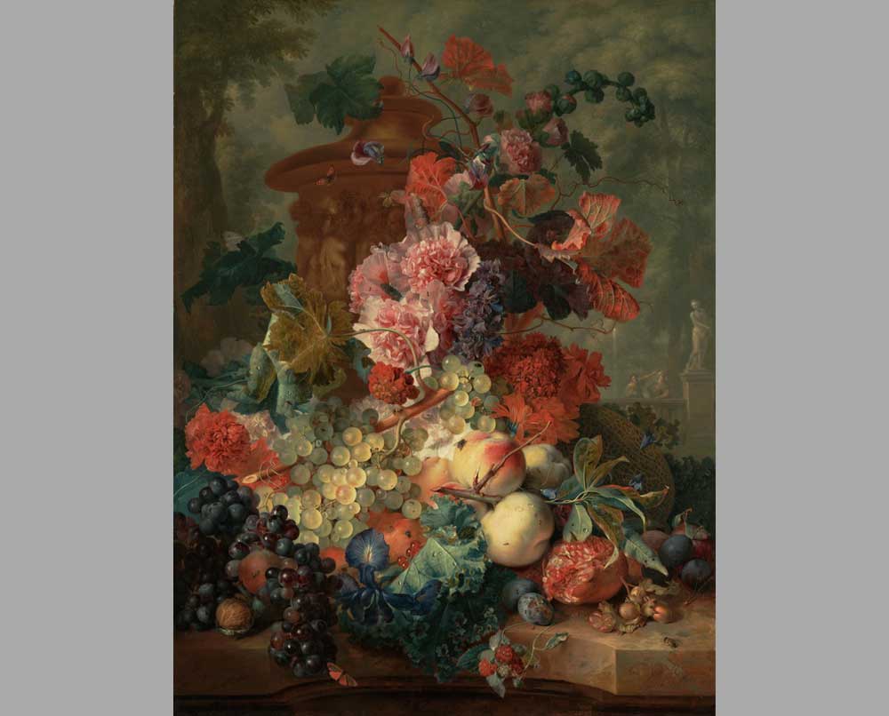 21 Ян ван Хайсум Натюрморт с фруктами
