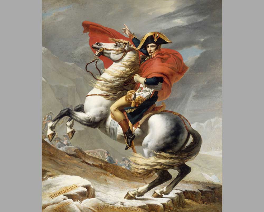 36 Жак Луис Давид Наполеон пересекает Альпы