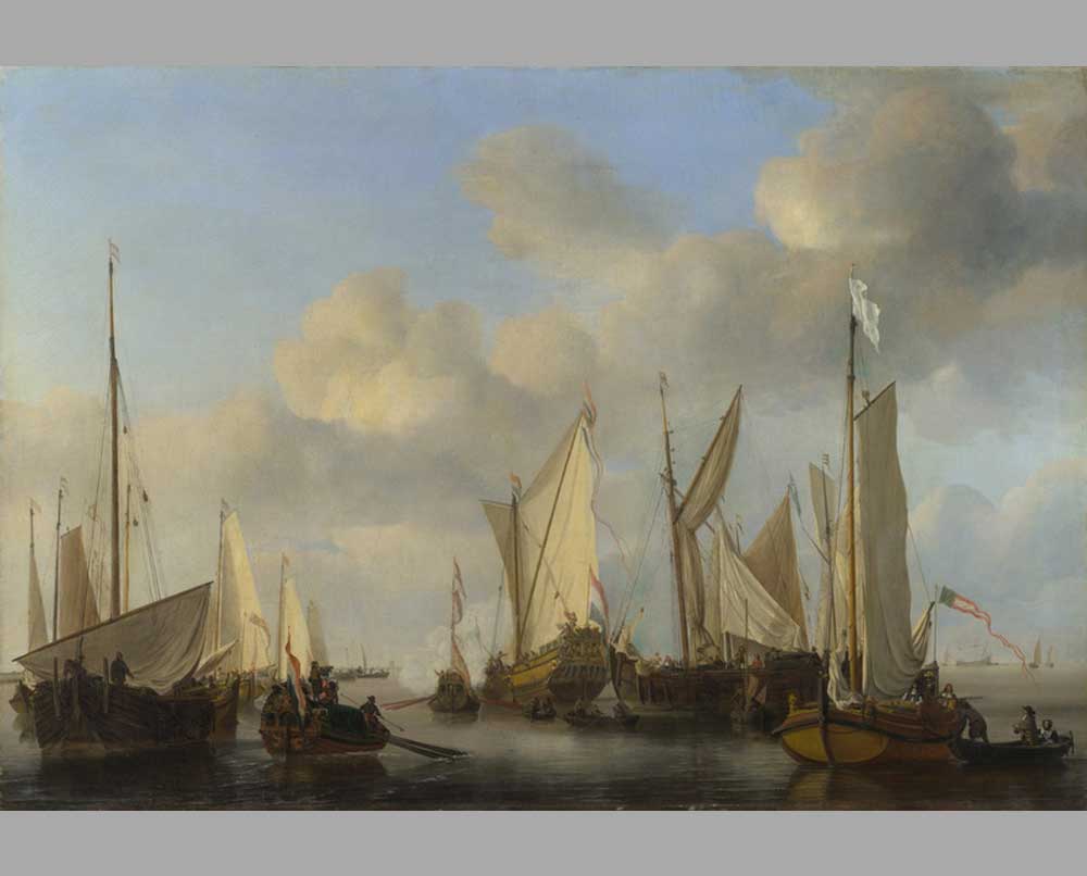 31 Виллем ван де Велде Младший Голландские яхты