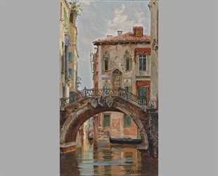 18 Антониетта Бранде Мост через венецианский канал